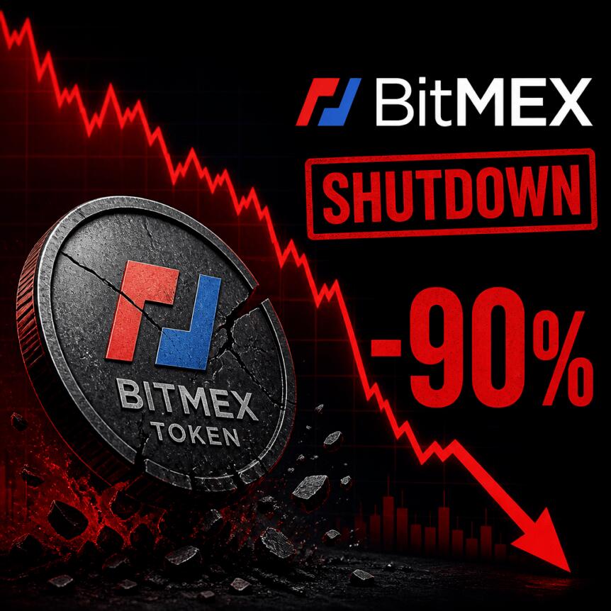 BitMEX Token Drops 90% After Exchange Announces Shutdown