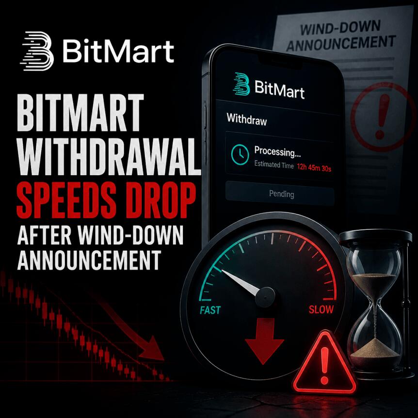 BitMart Withdrawal Speeds Drop After Wind-Down Announcement Bitmart Withdrawal Speeds Drop After Wind-Down Announcement