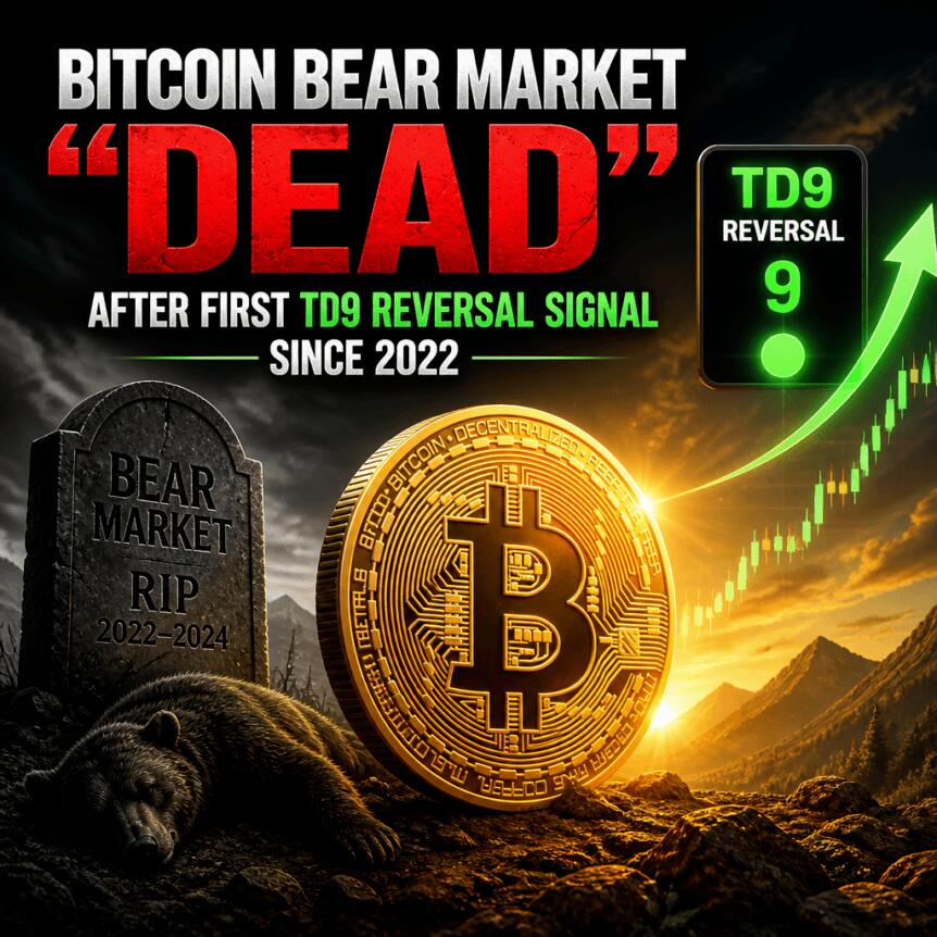 Bitcoin Bear Market “dead” After First Td9 Reversal Signal Since 2022