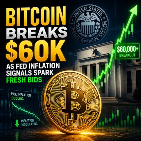 Bitcoin Breaks $60k As Fed Inflation Signals Spark Fresh Bids