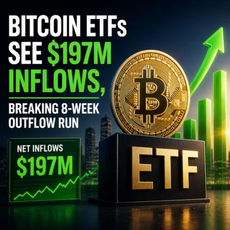 Bitcoin ETFs See $197M Inflows, Breaking 8-Week Outflow Run Bitcoin Etfs See $197m Inflows, Breaking 8-Week Outflow Run