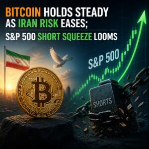 Bitcoin Holds Steady As Iran Risk Eases; S&p 500 Short Squeeze Looms