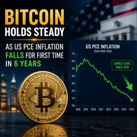 Bitcoin Holds Steady as US PCE Inflation Falls for First Time in 6 Years Bitcoin Holds Steady As Us Pce Inflation Falls For First Time In 6 Years