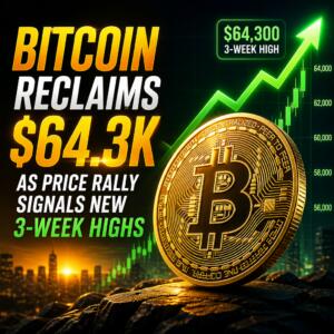 Bitcoin Reclaims $64.3K as Price Rally Signals New 3-Week Highs Bitcoin Reclaims $64.3k As Price Rally Signals New 3-Week Highs