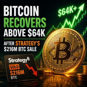 Bitcoin Recovers Above $64K After Strategy’s $216M BTC Sale Bitcoin Recovers Above $64k After Strategy’s $216m Btc Sale