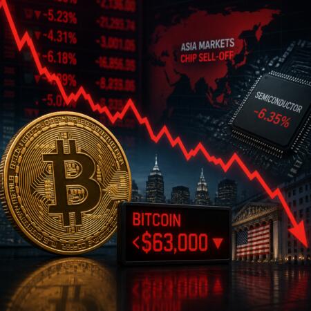 Bitcoin Slides Below $63k As Asia Chip Selloff Spills Over To U.s.