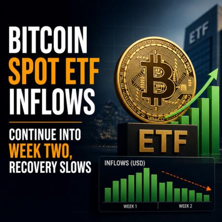 Bitcoin Spot ETF Inflows Continue Into Week Two, Recovery Slows Bitcoin Spot Etf Inflows Continue Into Week Two, Recovery Slows