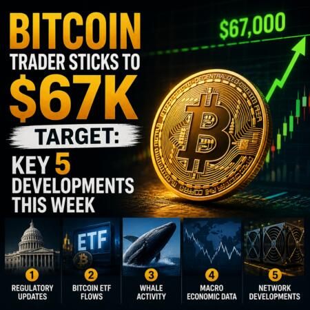 Bitcoin Trader Sticks To $67k Target: Key 5 Developments This Week