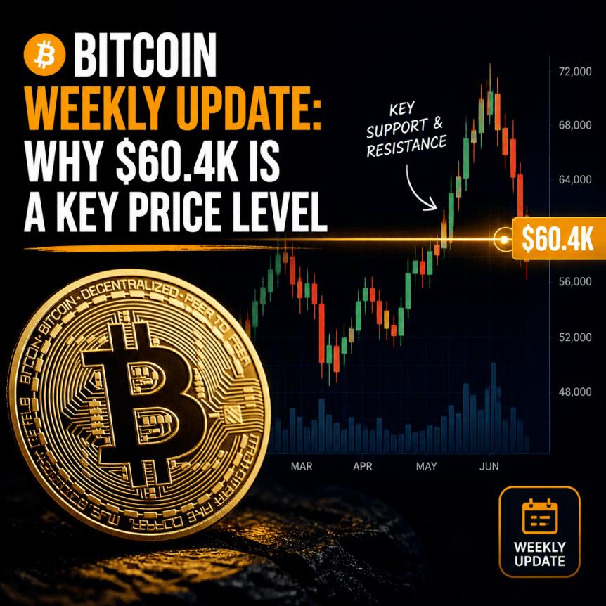 Bitcoin Weekly Update: Why $60.4K Is a Key Price Level Bitcoin Weekly Update: Why $60.4k Is A Key Price Level