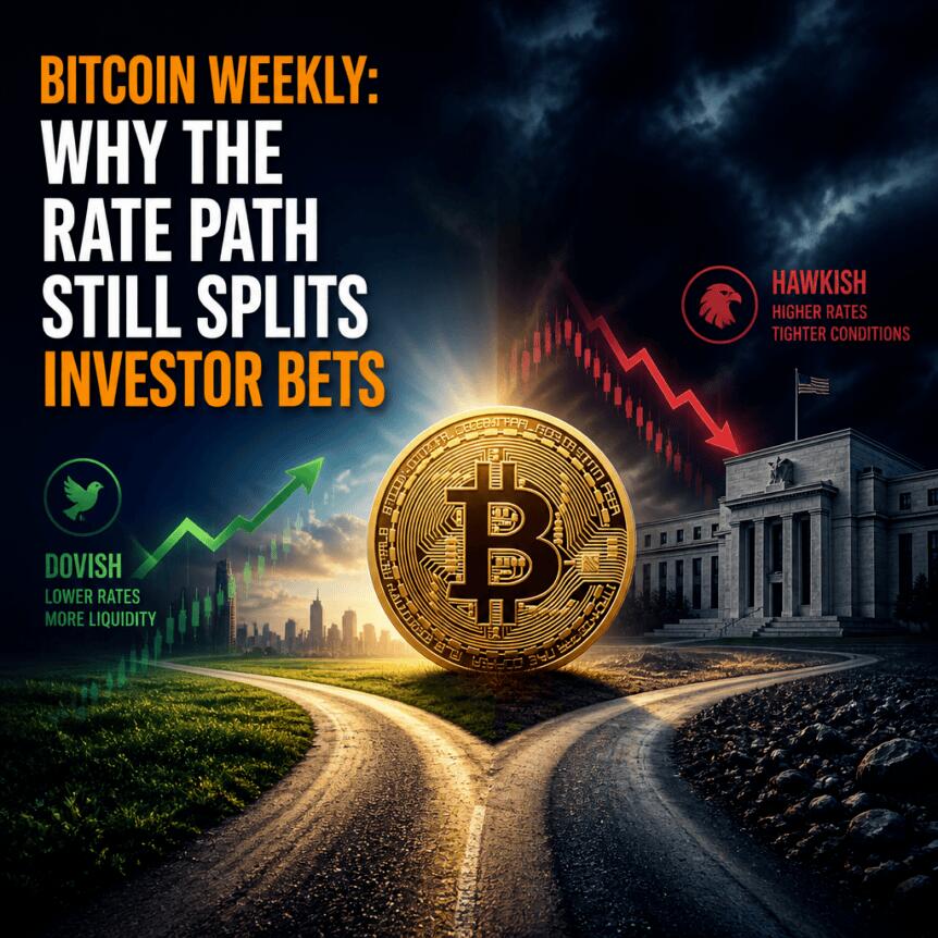 Bitcoin Weekly: Why The Rate Path Still Splits Investor Bets