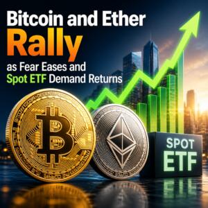 Bitcoin And Ether Rally As Fear Eases And Spot Etf Demand Returns
