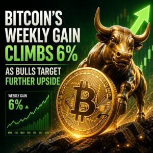 Bitcoin’s Weekly Gain Climbs 6% as Bulls Target Further Upside Bitcoin’s Weekly Gain Climbs 6% As Bulls Target Further Upside