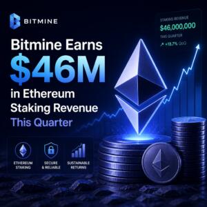 Bitmine Earns $46m In Ethereum Staking Revenue This Quarter