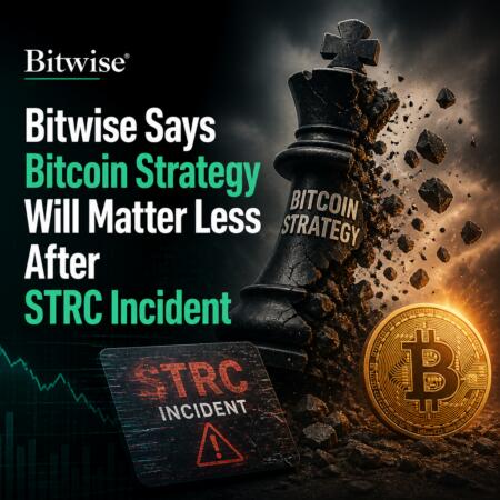 Bitwise Says Bitcoin Strategy Will Matter Less After Strc Incident