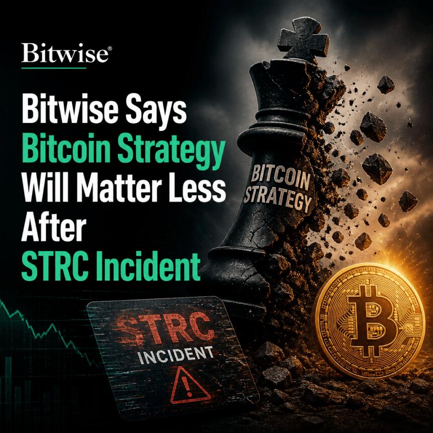 Bitwise Says Bitcoin Strategy Will Matter Less After STRC Incident Bitwise Says Bitcoin Strategy Will Matter Less After Strc Incident