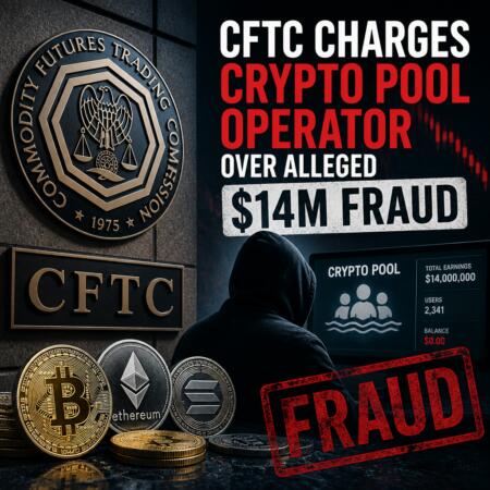CFTC Charges Crypto Pool Operator Over Alleged $14M Fraud Cftc Charges Crypto Pool Operator Over Alleged $14m Fraud