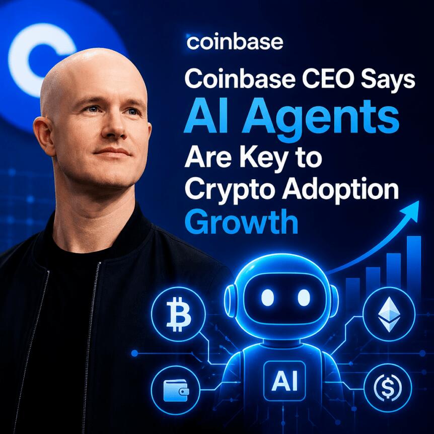 Coinbase CEO Says AI Agents Are Key to Crypto Adoption Growth Coinbase Ceo Says Ai Agents Are Key To Crypto Adoption Growth
