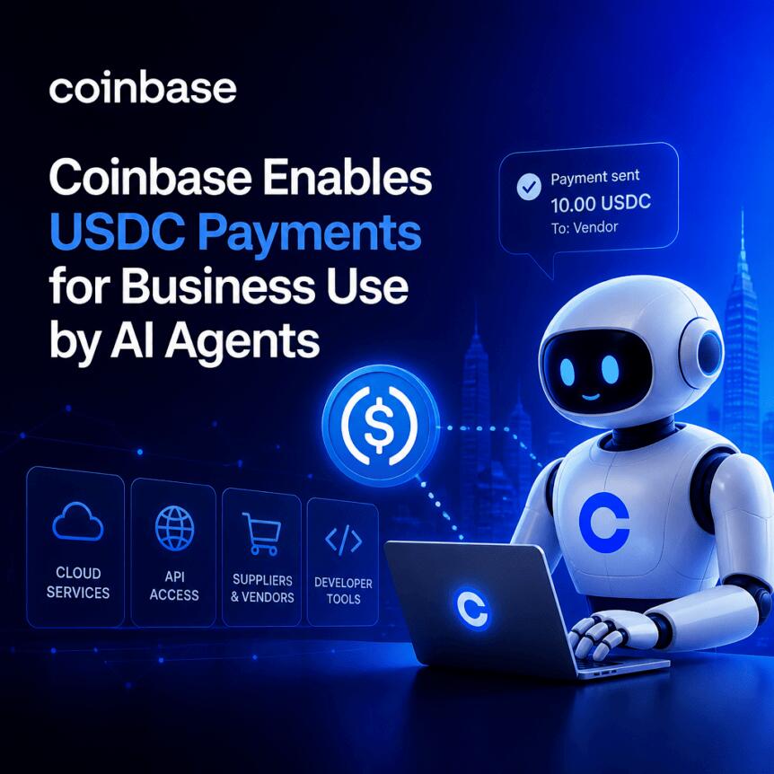 Coinbase Enables USDC Payments for Business Use by AI Agents Coinbase Enables Usdc Payments For Business Use By Ai Agents