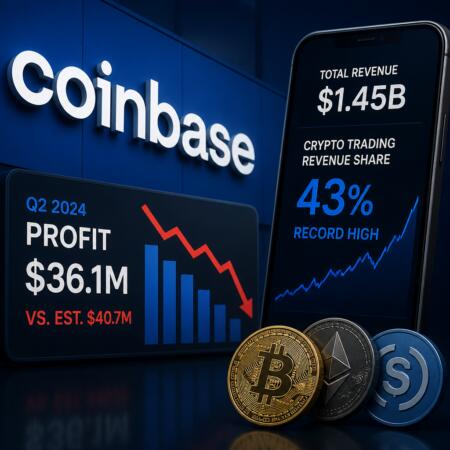 Coinbase Q2 Profit Falls Short as Crypto Trading Share Hits Record Coinbase Q2 Profit Falls Short As Crypto Trading Share Hits Record