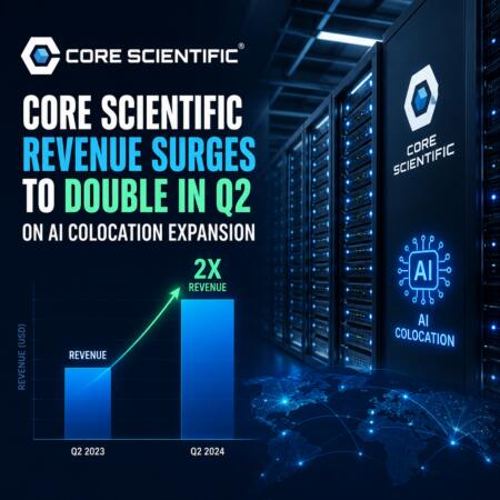 Core Scientific Revenue Surges To Double In Q2 On Ai Colocation Expansion