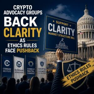 Crypto Advocacy Groups Back CLARITY as Ethics Rules Face Pushback Crypto Advocacy Groups Back Clarity As Ethics Rules Face Pushback