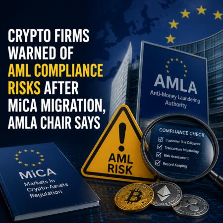 Crypto Firms Warned of AML Compliance Risks After MiCA Migration, AMLA Chair Says Crypto Firms Warned Of Aml Compliance Risks After Mica Migration, Amla Chair Says