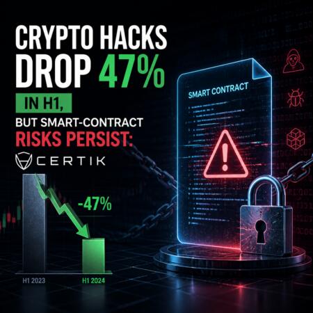 Crypto Hacks Drop 47% in H1, but Smart-Contract Risks Persist: CertiK Crypto Hacks Drop 47% In H1, But Smart-Contract Risks Persist: Certik