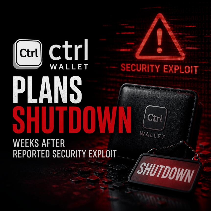 Ctrl Wallet Plans Shutdown Weeks After Reported Security Exploit Ctrl Wallet Plans Shutdown Weeks After Reported Security Exploit