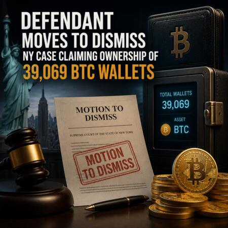 Defendant Moves to Dismiss NY Case Claiming Ownership of 39,069 BTC Wallets Defendant Moves To Dismiss Ny Case Claiming Ownership Of 39,069 Btc Wallets