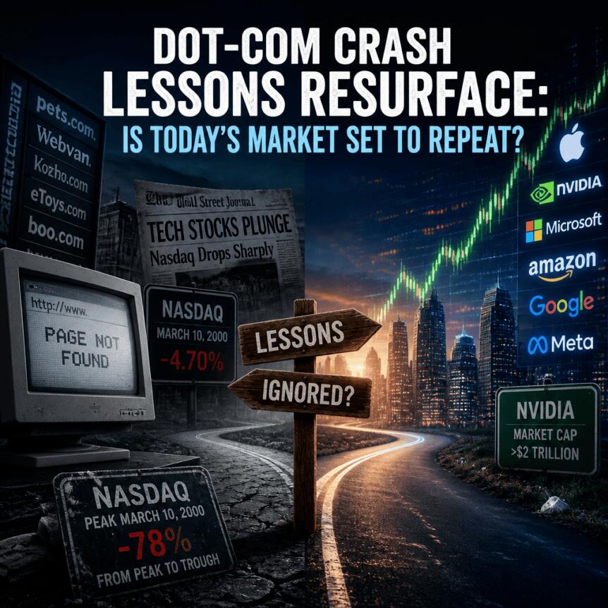 Dot-Com Crash Lessons Resurface: Is Today’s Market Set To Repeat?