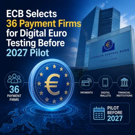ECB Selects 36 Payment Firms for Digital Euro Testing Before 2027 Pilot Ecb Selects 36 Payment Firms For Digital Euro Testing Before 2027 Pilot