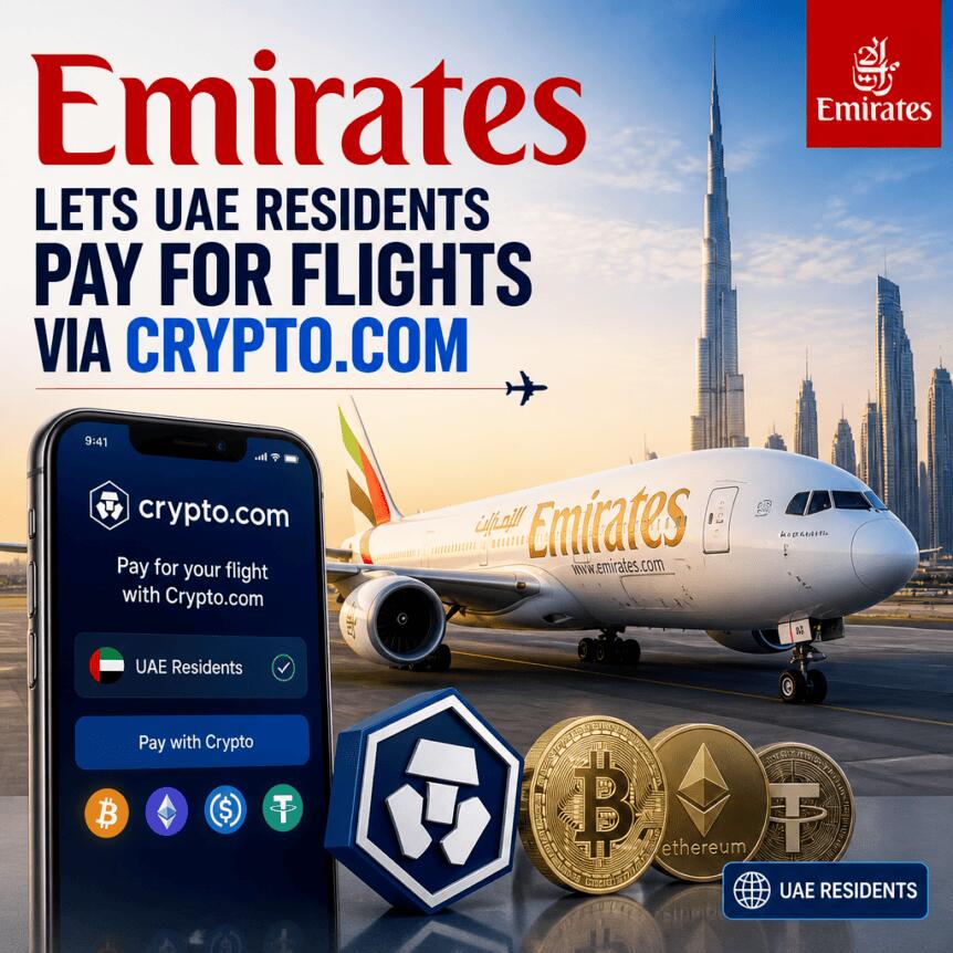 Emirates Lets UAE Residents Pay for Flights via Crypto.com Emirates Lets Uae Residents Pay For Flights Via Crypto.com
