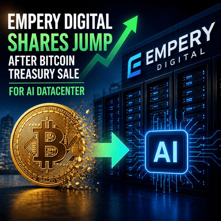Empery Digital Shares Jump After Bitcoin Treasury Sale for AI Datacenter Empery Digital Shares Jump After Bitcoin Treasury Sale For Ai Datacenter