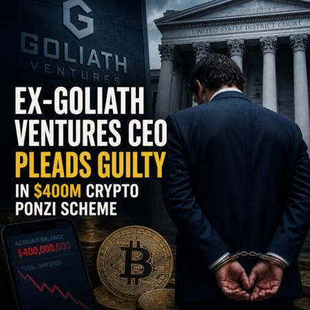 Ex-Goliath Ventures CEO Pleads Guilty in $400M Crypto Ponzi Scheme Ex-Goliath Ventures Ceo Pleads Guilty In $400m Crypto Ponzi Scheme