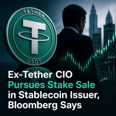 Ex-Tether CIO Pursues Stake Sale in Stablecoin Issuer, Bloomberg Says Ex-Tether Cio Pursues Stake Sale In Stablecoin Issuer, Bloomberg Says