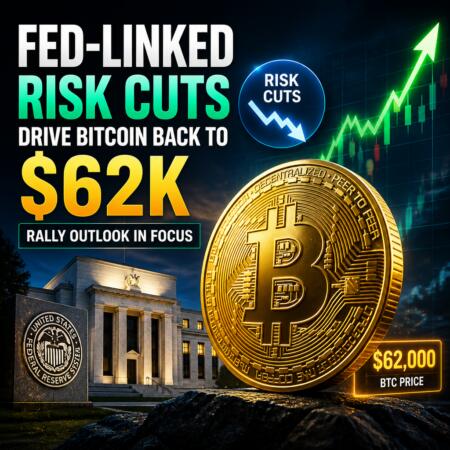 Fed-linked risk cuts drive Bitcoin back to $62K—Rally outlook in focus Fed-Linked Risk Cuts Drive Bitcoin Back To $62k—rally Outlook In Focus
