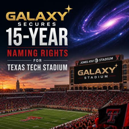 Galaxy Secures 15-Year Naming Rights for Texas Tech Stadium Galaxy Secures 15-Year Naming Rights For Texas Tech Stadium