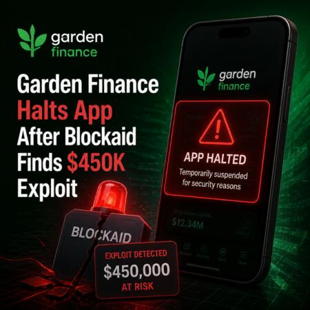 Garden Finance Halts App After Blockaid Finds $450K Exploit Garden Finance Halts App After Blockaid Finds $450k Exploit