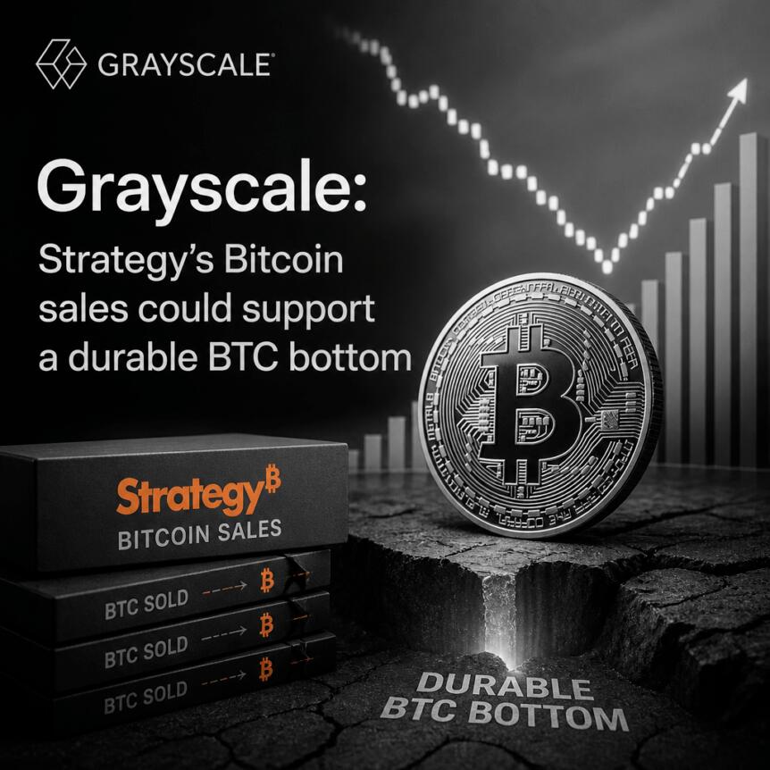 Grayscale: Strategy’s Bitcoin Sales Could Support A Durable Btc Bottom