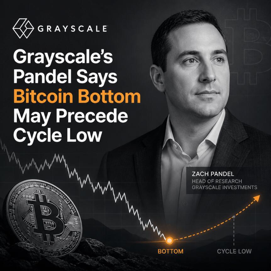 Grayscale’s Pandel Says Bitcoin Bottom May Precede Cycle Low Grayscale’s Pandel Says Bitcoin Bottom May Precede Cycle Low