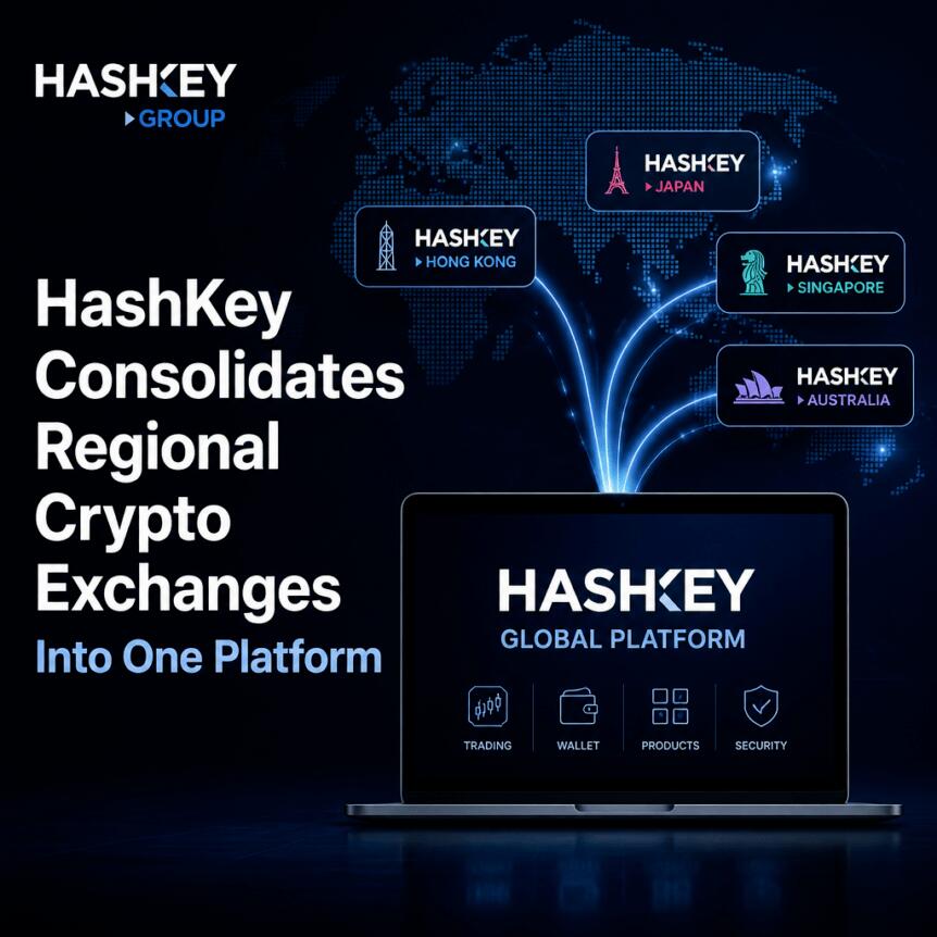 Hashkey Consolidates Regional Crypto Exchanges Into One Platform
