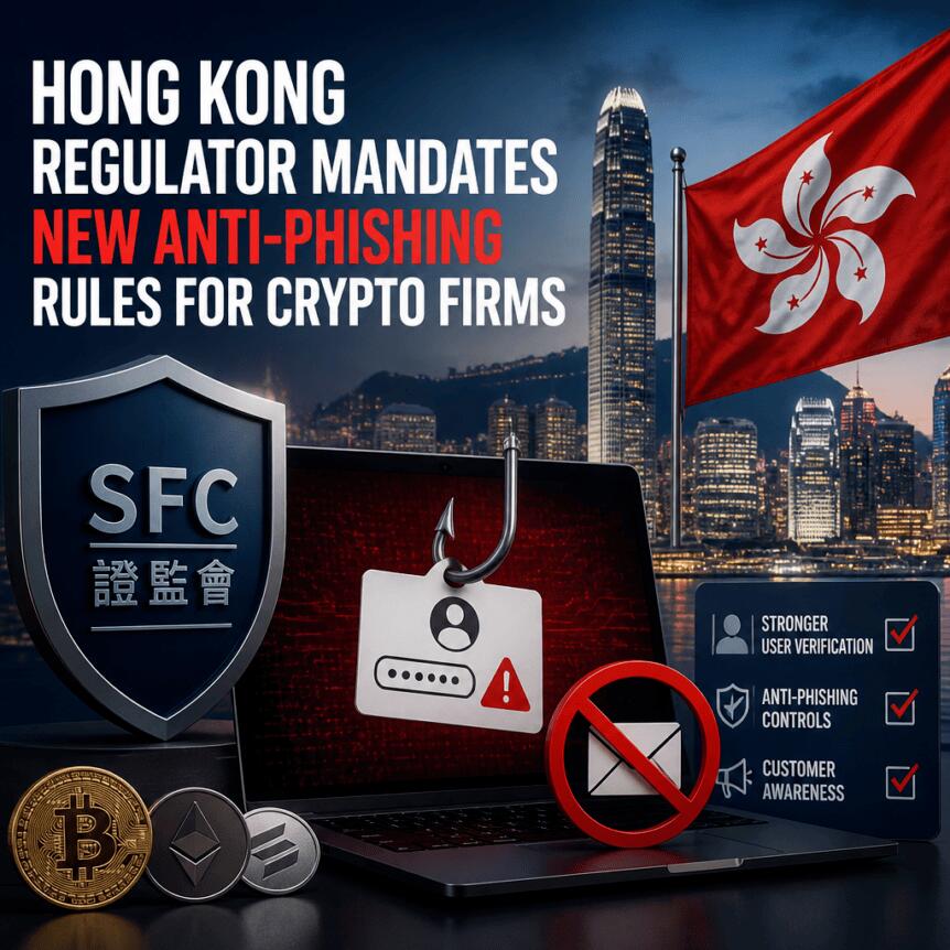 Hong Kong Regulator Mandates New Anti-Phishing Rules for Crypto Firms Hong Kong Regulator Mandates New Anti-Phishing Rules For Crypto Firms