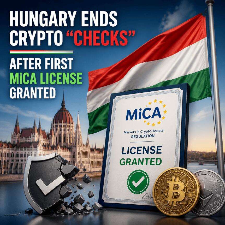 Hungary Ends Crypto “Checks” After First MiCA License Granted Hungary Ends Crypto “checks” After First Mica License Granted