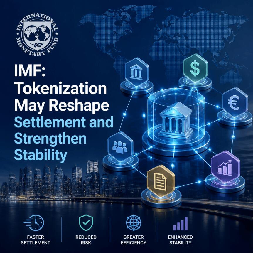 IMF: Tokenization May Reshape Settlement and Strengthen Stability