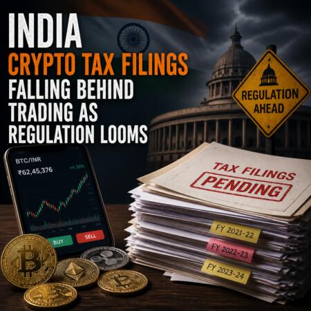 India Crypto Tax Filings Falling Behind Trading as Regulation Looms India Crypto Tax Filings Falling Behind Trading As Regulation Looms