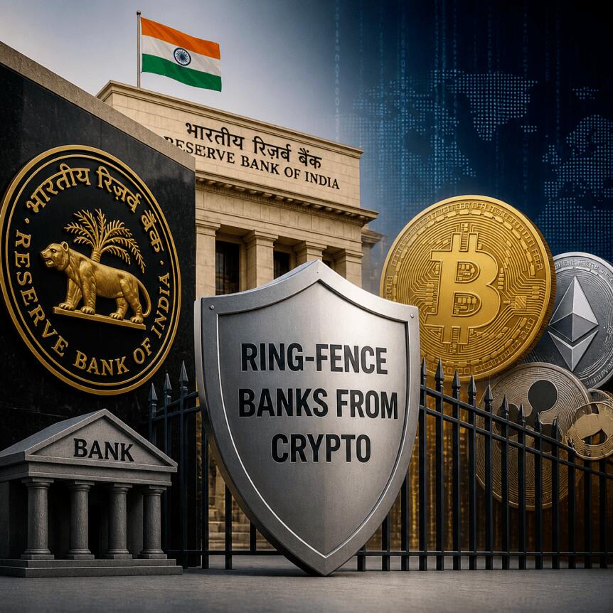 India’s Central Bank Renews Effort to Ring-Fence Banks From Crypto, Report India’s Central Bank Renews Effort To Ring-Fence Banks From Crypto, Report