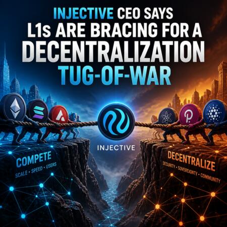 Injective CEO Says L1s Are Bracing for a Decentralization Tug-of-War Injective Ceo Says L1s Are Bracing For A Decentralization Tug-Of-War
