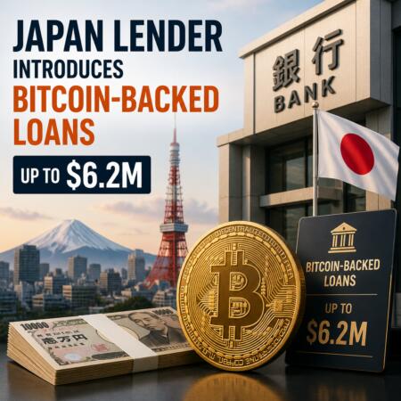 Japan Lender Introduces Bitcoin-Backed Loans Up to $6.2M Japan Lender Introduces Bitcoin-Backed Loans Up To $6.2m