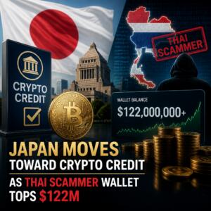 Japan Moves Toward Crypto Credit As Thai Scammer Wallet Tops $122m