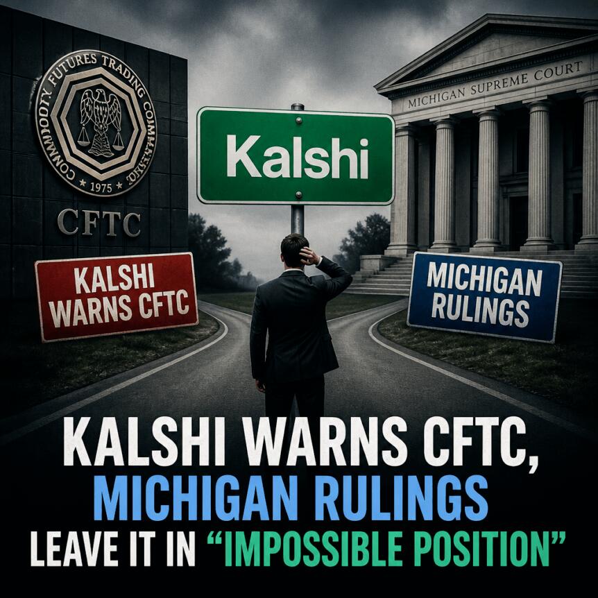 Kalshi Warns CFTC, Michigan Rulings Leave It in “Impossible Position” Kalshi Warns Cftc, Michigan Rulings Leave It In “impossible Position”